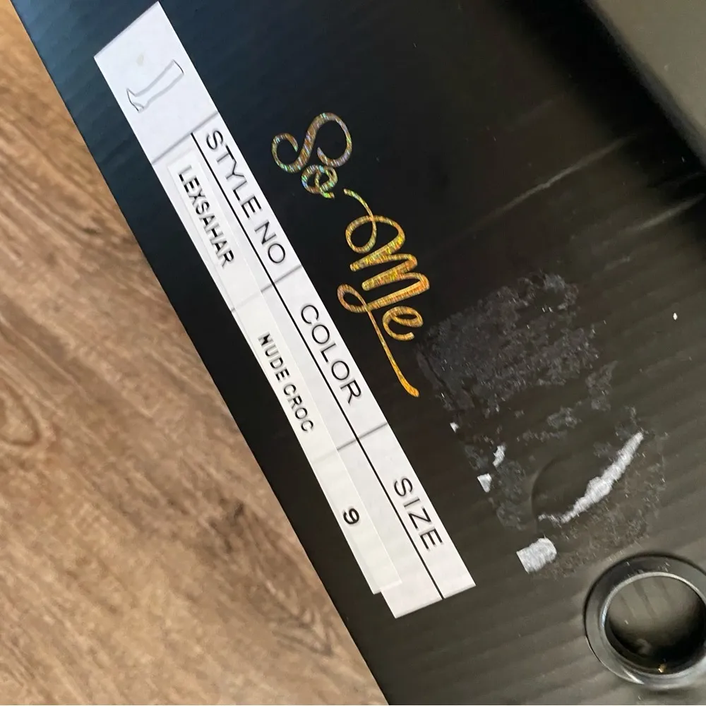 So Me Women Shoes Knee High Boots Wedge Size 9 Heels Full Zip LEXSAHAR Tan Croc - Image 10