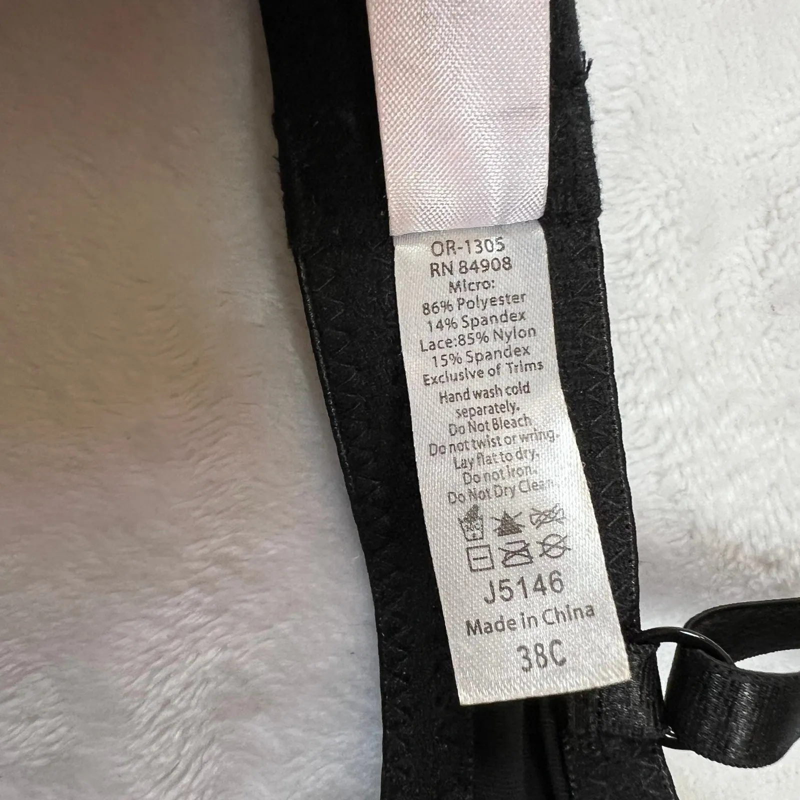 Jezebel Lace Push up Underwire Bra Size 38C Sexy Formal Intimates Party - Image 6