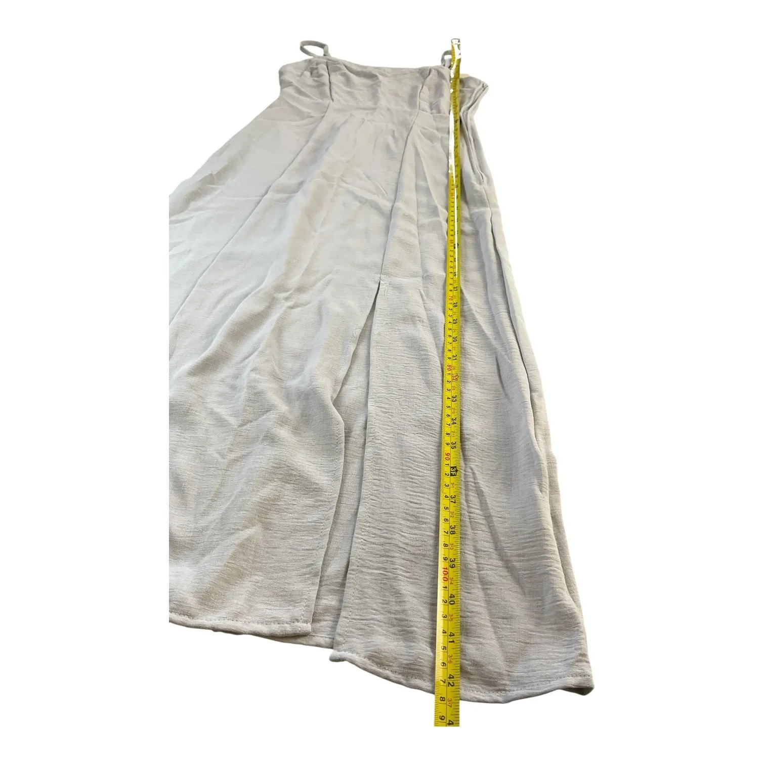 Altar'd‎ State XS Midi Dress Sleeveless Side Slit Cami Casual Light Blue - Image 4