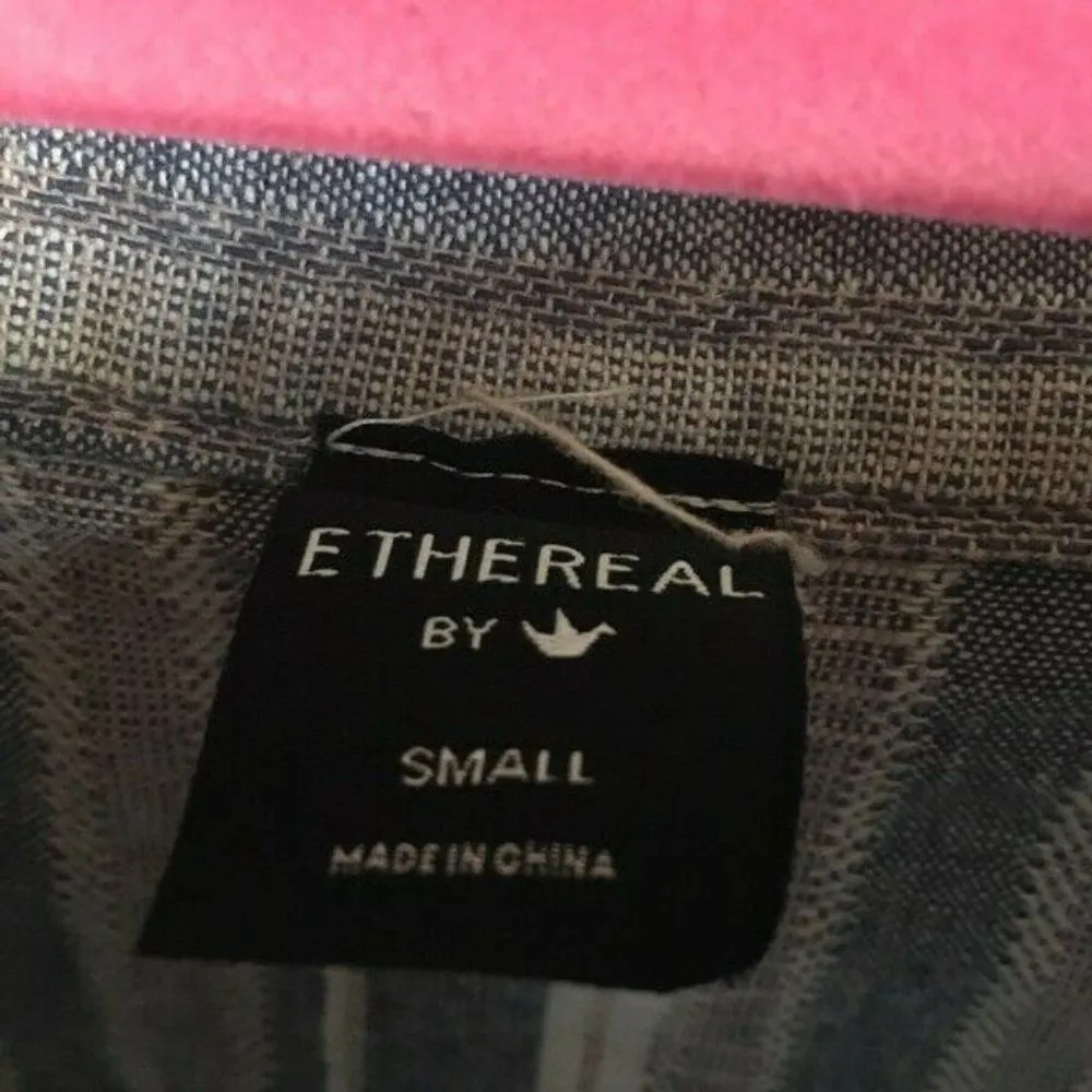 Ethereal by paper crane small blue striped top - Image 2