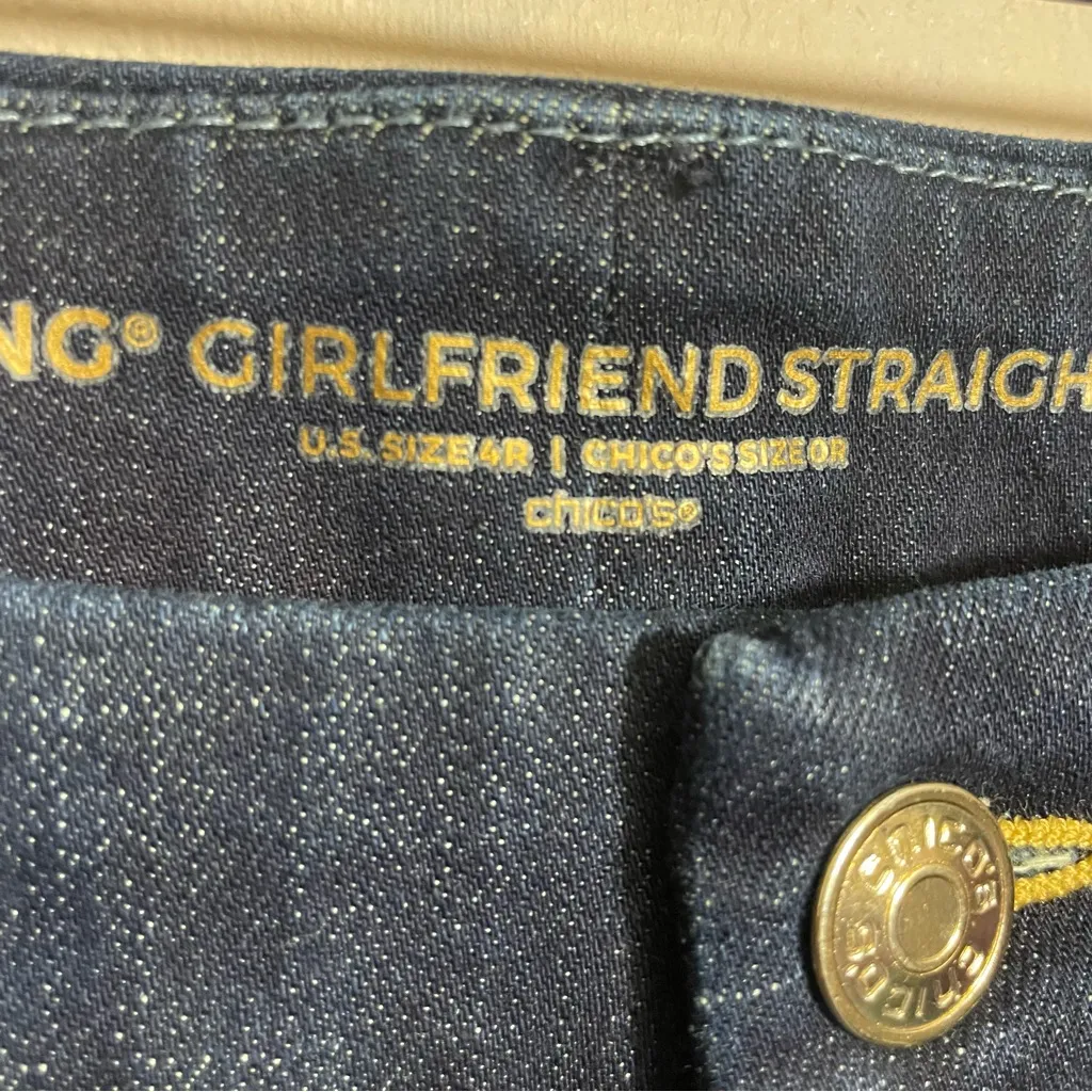 Chicos So Slimming Girlfriend Straight  leg jeans - Image 5