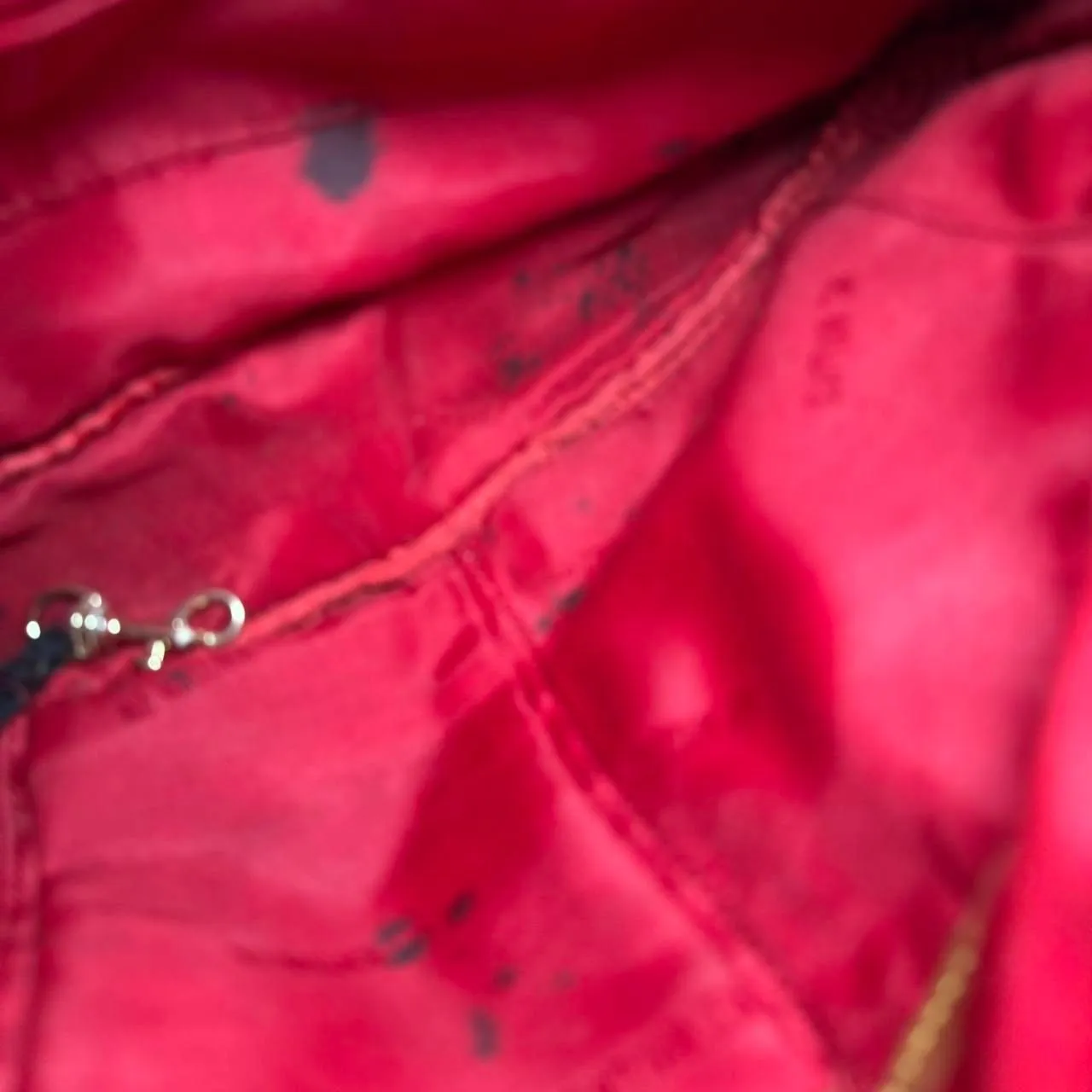 MZ Wallace Black Nylon Crossbody Bag Gold Hardware Adjustable Strap Pockets - Image 8