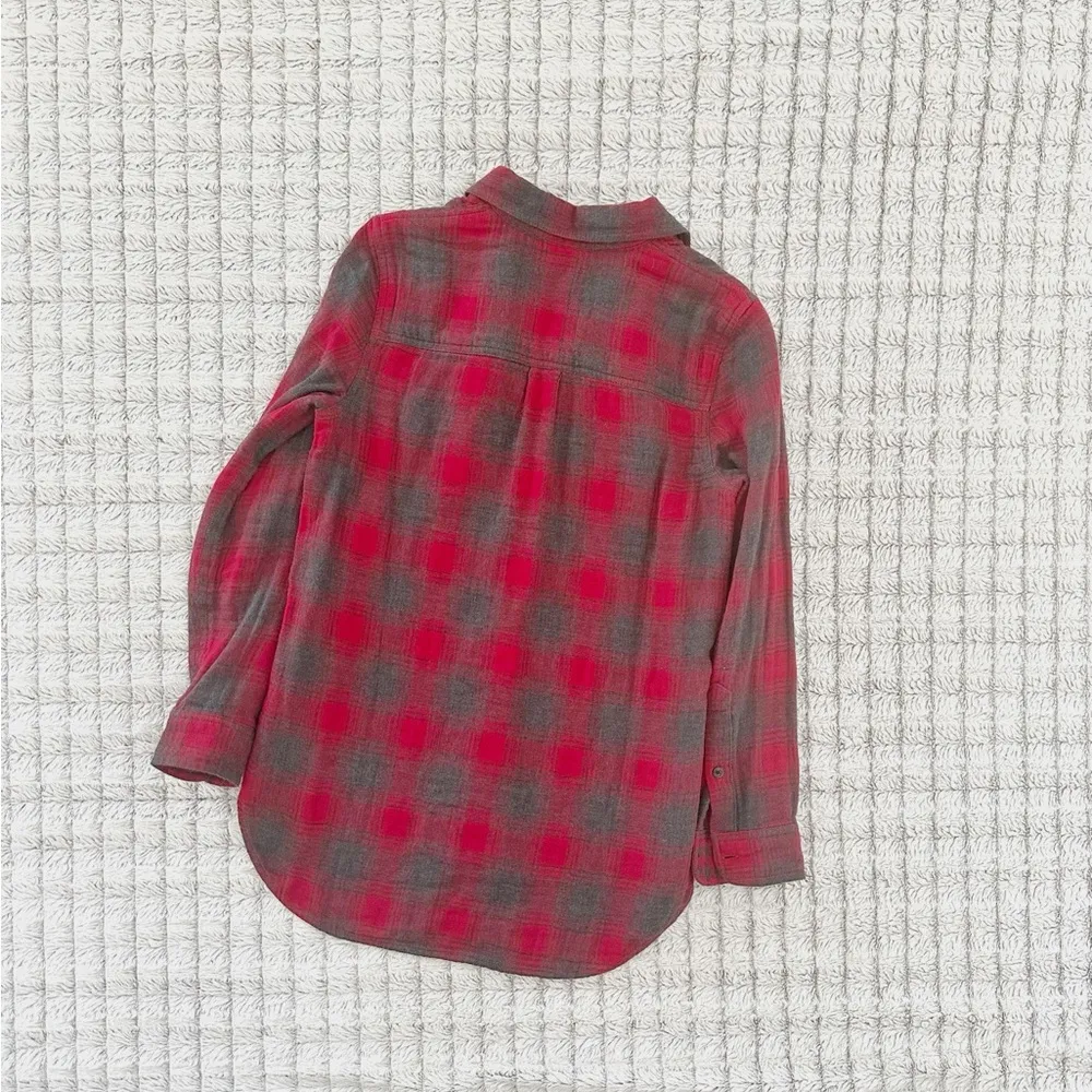 Madewell Ex-Boyfriend Relaxed Plaid Flannel Shirt - Image 3