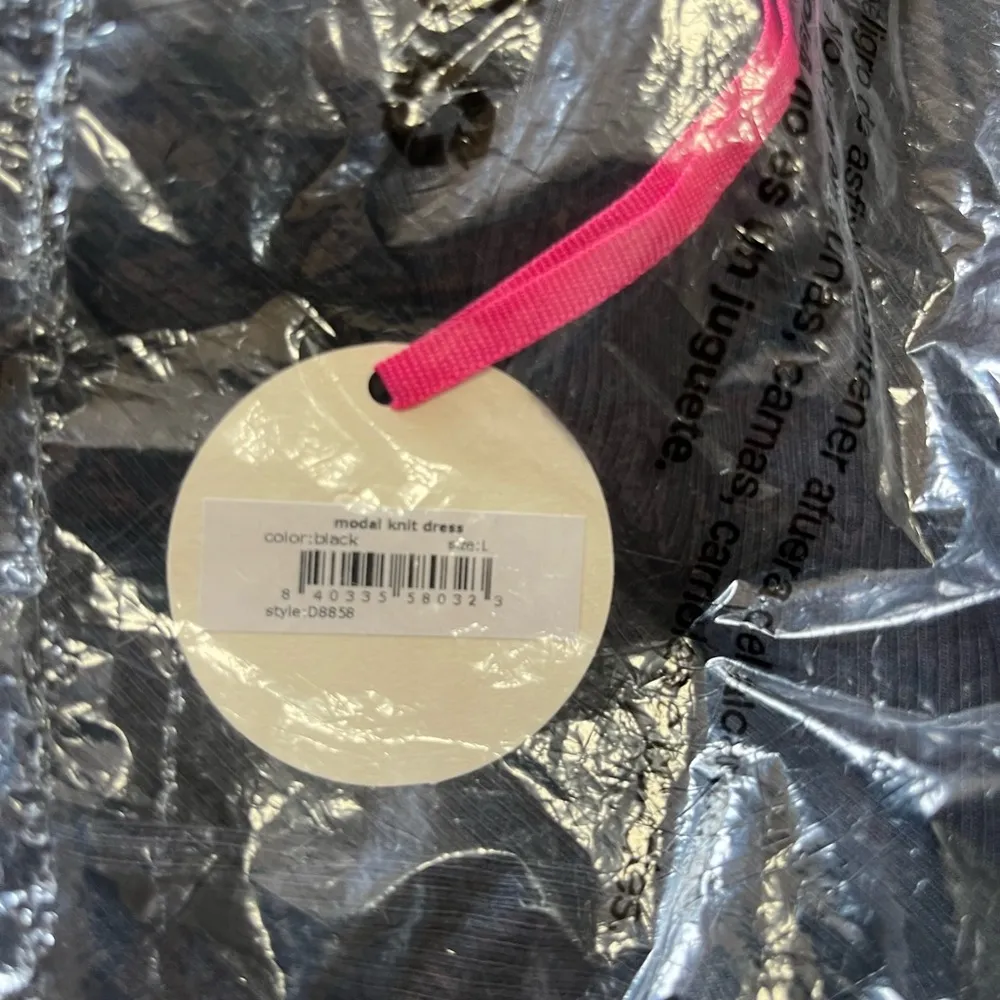 Ribbed Knit Tie-Back Lounge Dress - Image 4