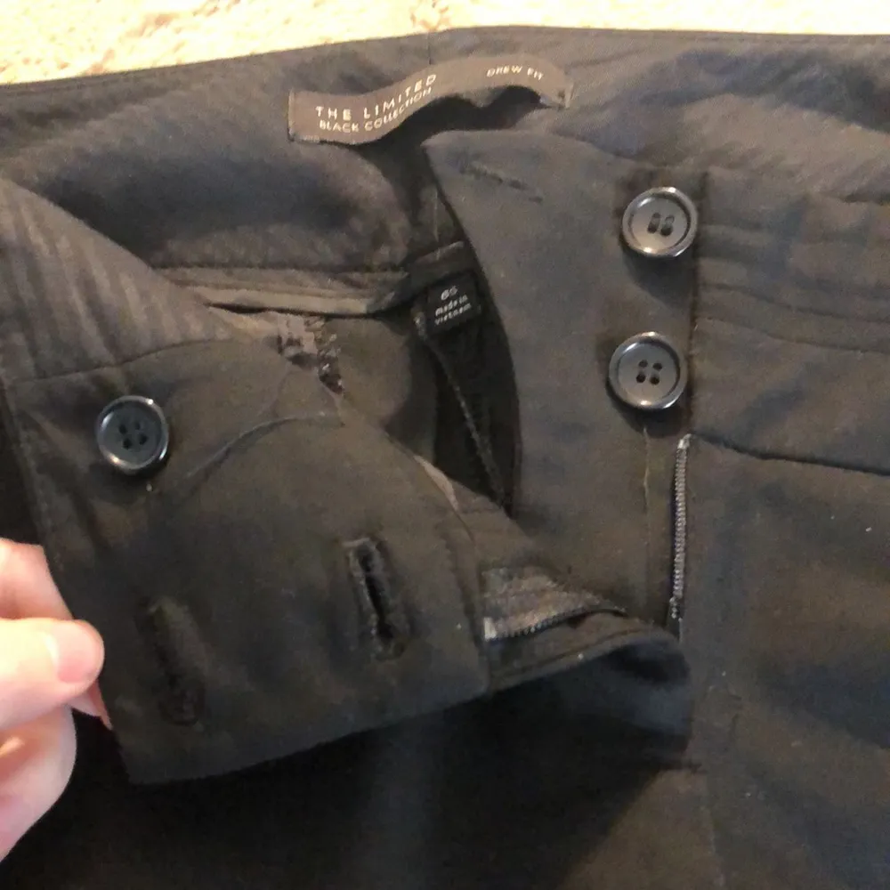 🔹4 for $30 The Limited Black Collection Drew Fit Pants, size 6S - Image 4