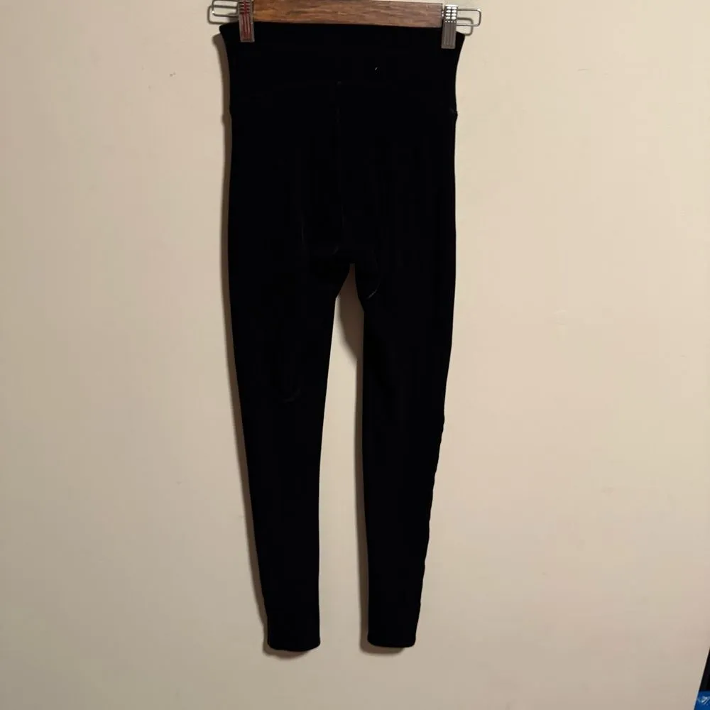 Spanx Black Velvet High Rise Skinny Legging- Size Small - Image 3