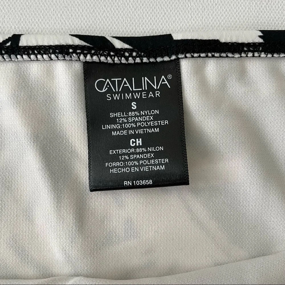 Catalina Swimwear Mid Rise Scoop Bikini Bottom Size S - Image 4