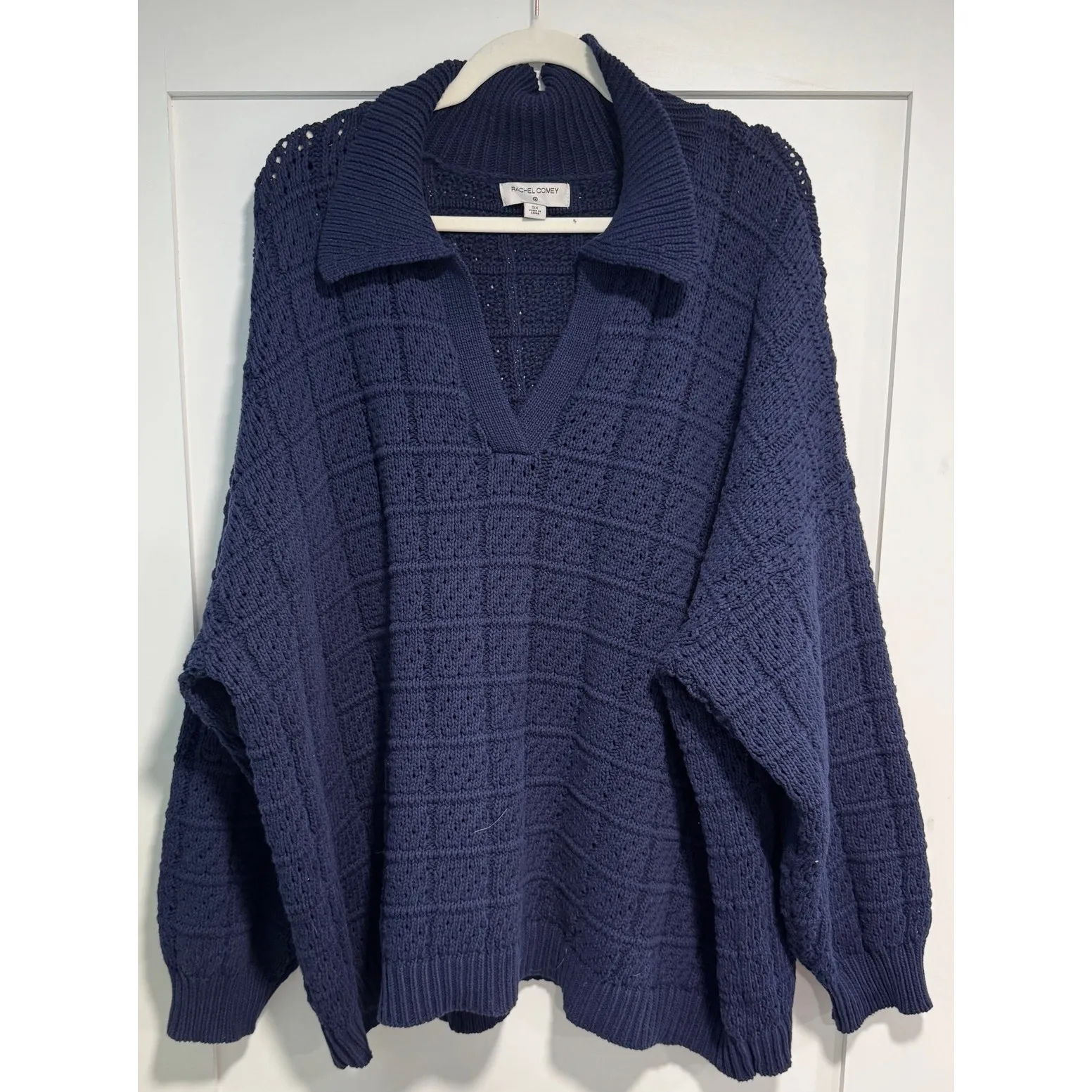 RACHEL COMEY x Target Polo Pullover Chunky Knit Collared Sweater Size 3X - Image 3