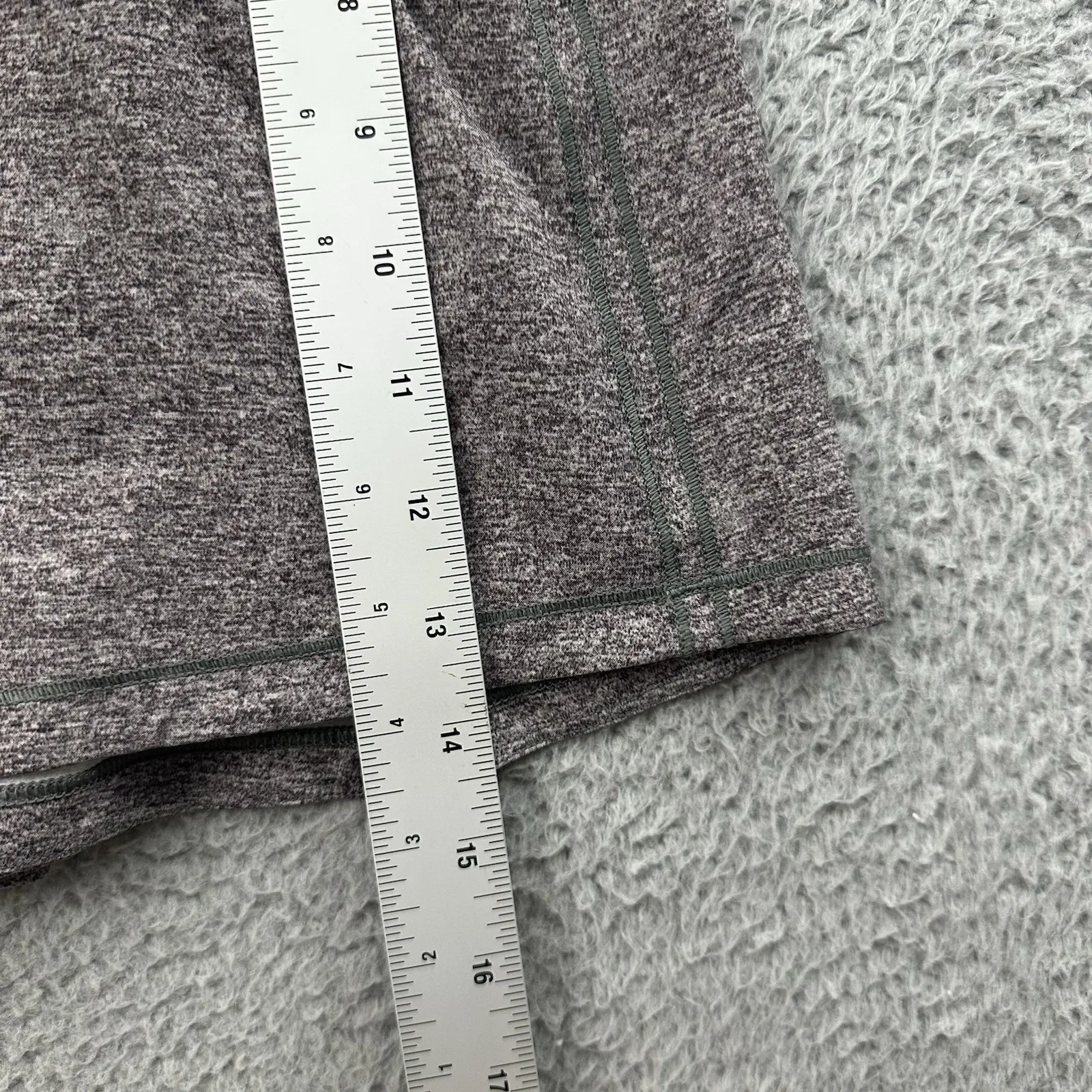 Lululemon Pace Rival Skirt Skort Heather Lux Black Athletic Tennis Women 10 Tall - Image 8