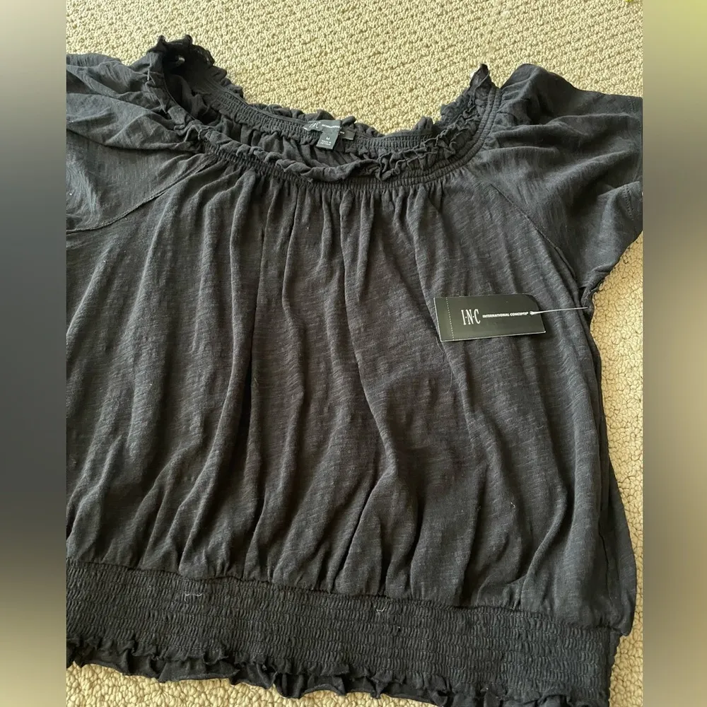 Women’s Top in Black Cotton. NWT - Image 8