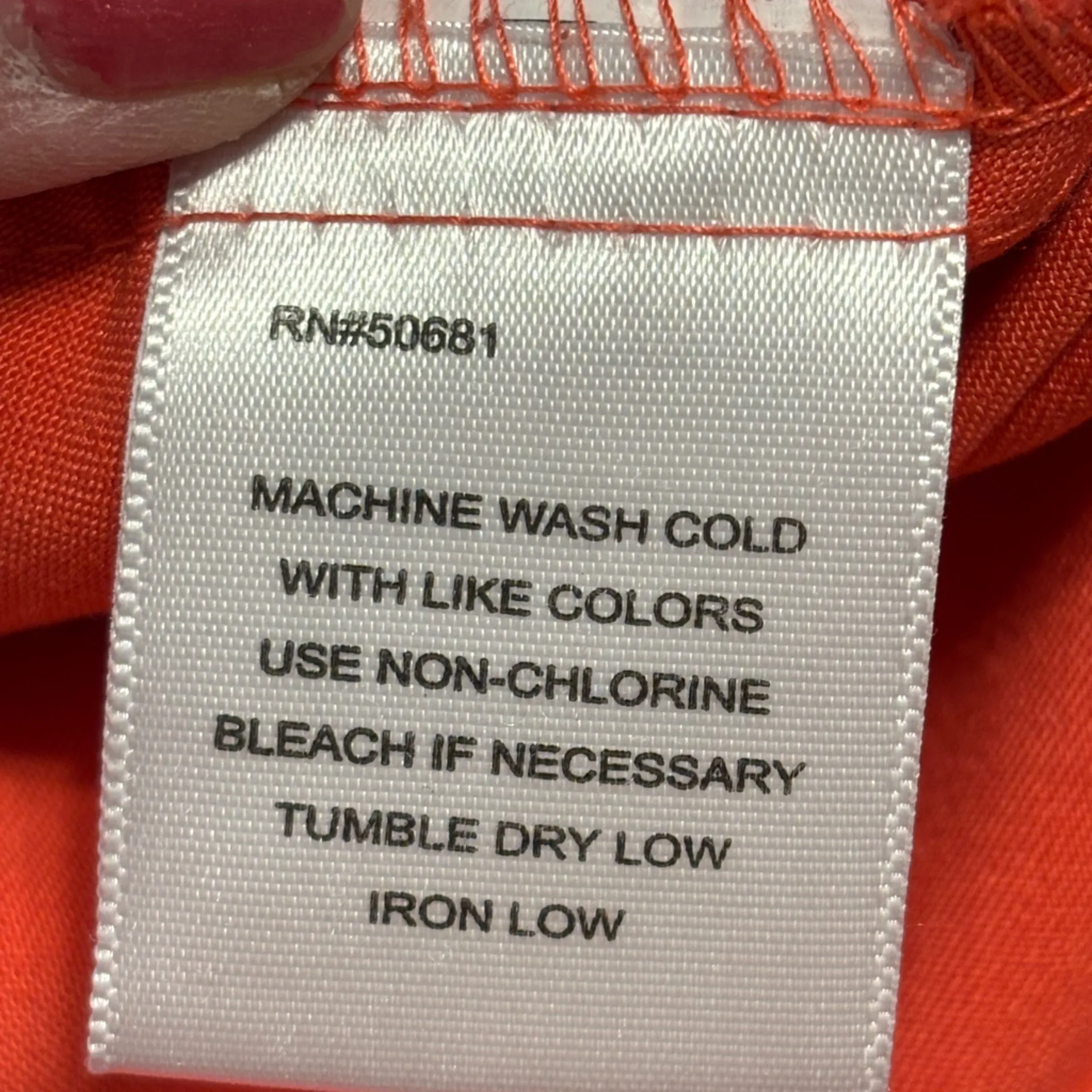 Grey's Anatomy V-Neck Short Sleeve scrub Top in Coral/orangish. Size Medium. - Image 11