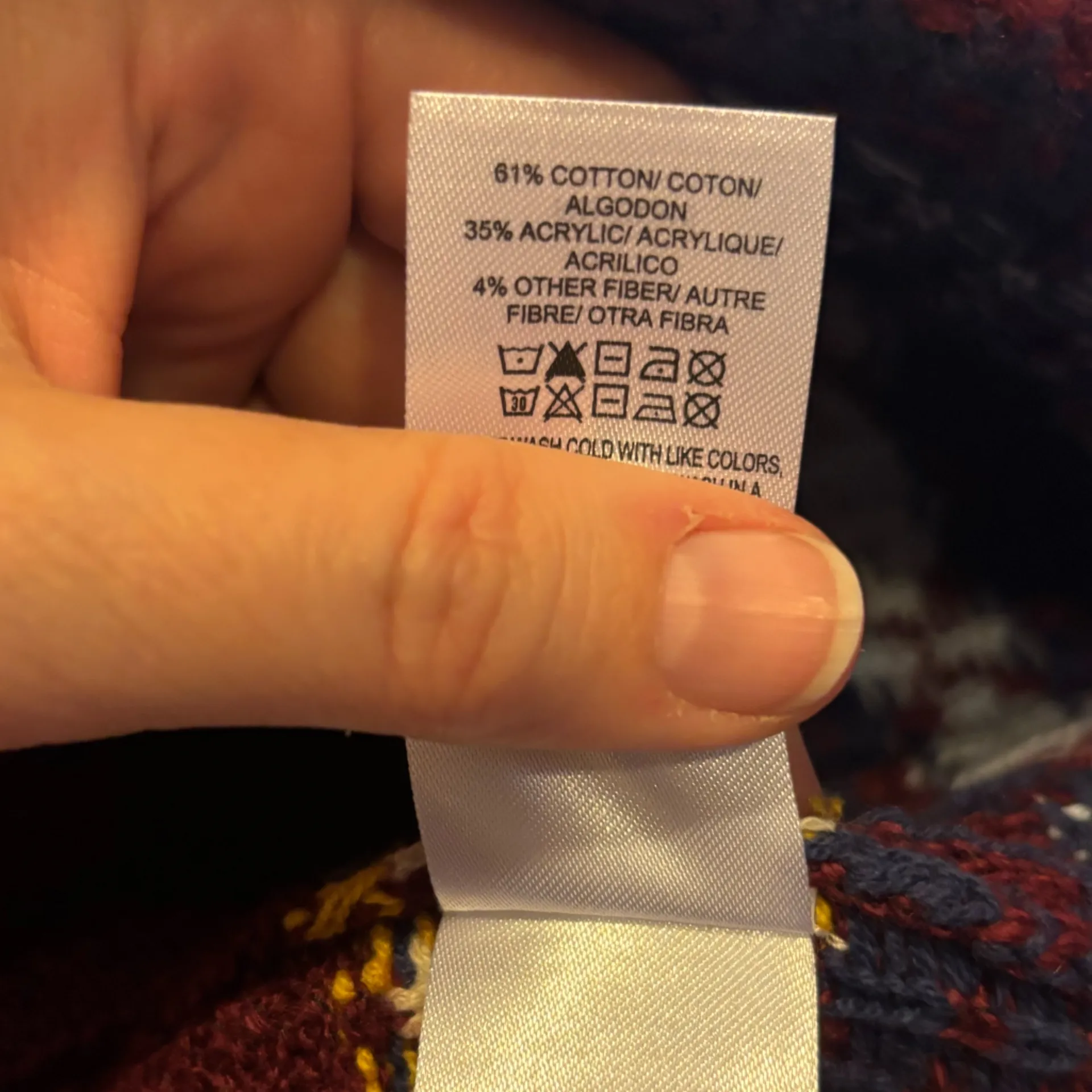 NWT Lucky Brand Aztec open-front cardigan sz M - Image 4