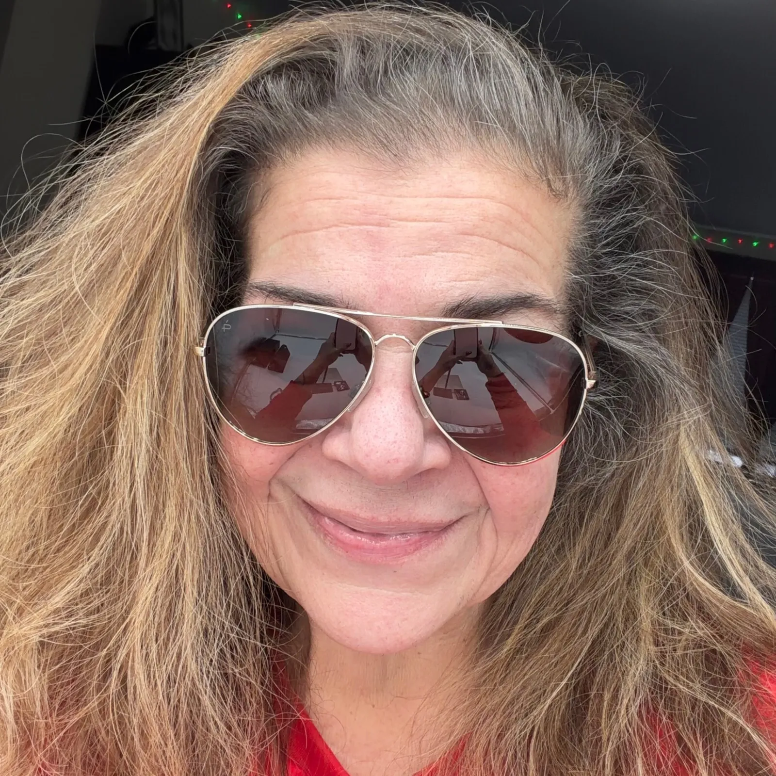 PRIVE REVAUX The Cali Aviator Sunglasses Gold Brown Gradient Lens FULL INCLUSION - Image 3