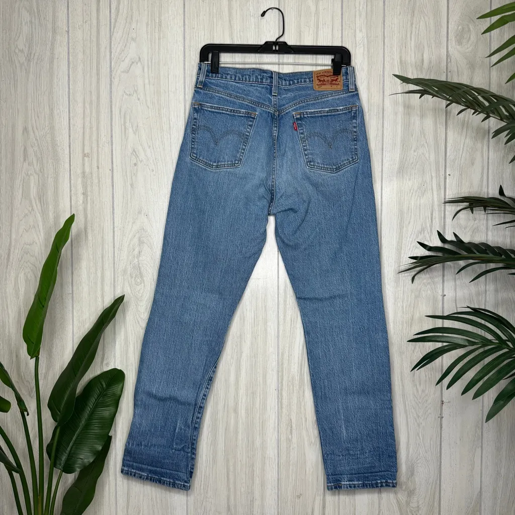 Levi’s 501 Original Fit Stretch Straight Leg Jeans Charleston Street size 28x30 - Image 3