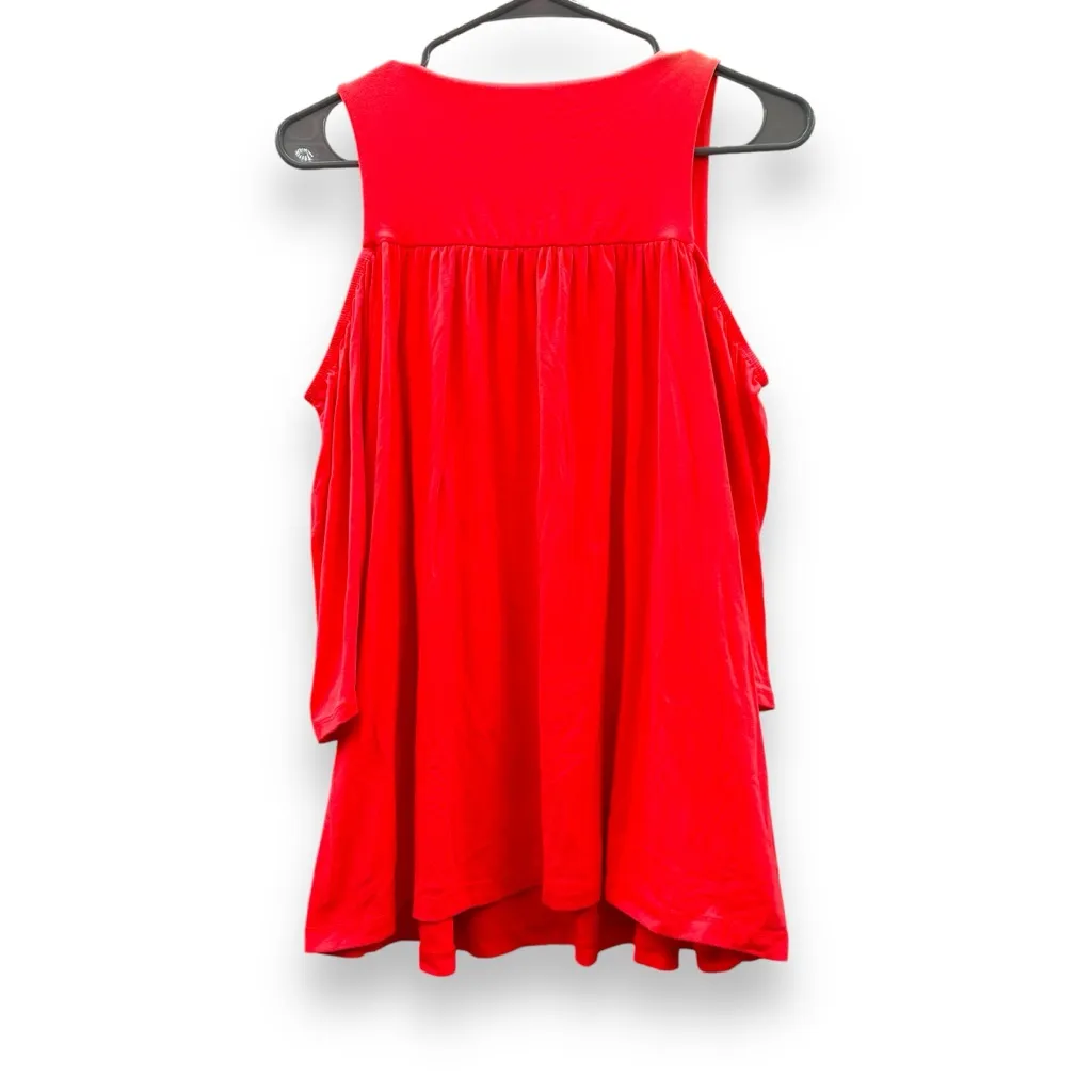 RTR Susana Monaco Coral‎ Pink 3/4 Cold Shoulder Sleeve Top Sz XS - Image 5