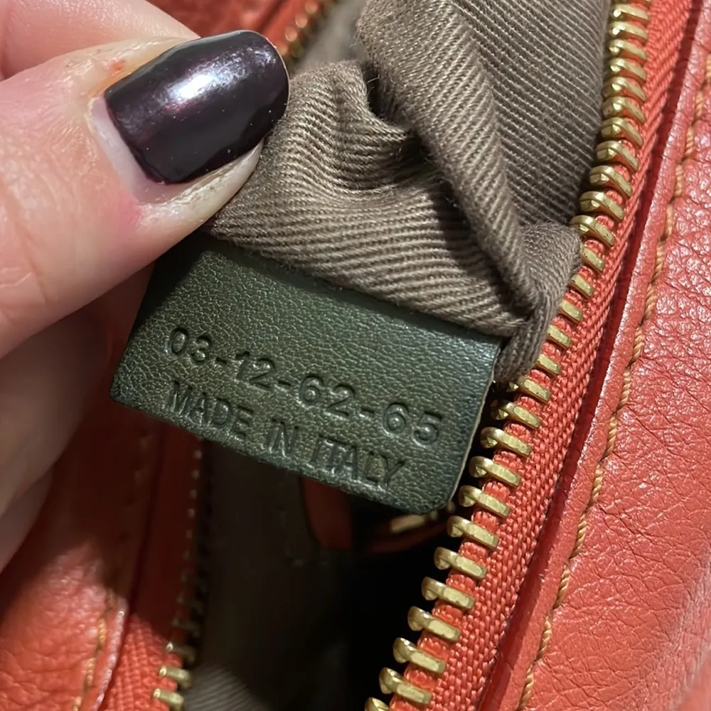 Chloe Marcie handbag in tan/brass/faded rose - Image 15