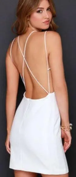 Endless Rose White Backless Dress - Image 2