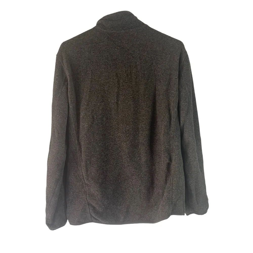 Uniqlo Women's Size Medium‎ Grey Full Zip Fleece Sweater - Image 6