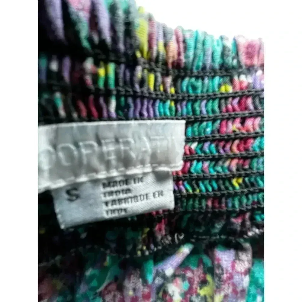 Y2K Floral Micro Mini Skirt Sz‎ S Coquette Cottagecore Preppy Vibes - Image 7