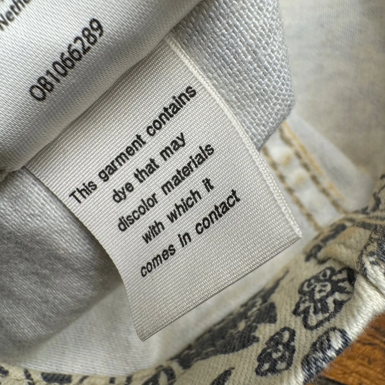 Free People Floral Print Mini Skirt Blue White Boho Festival Size 6 - Image 6