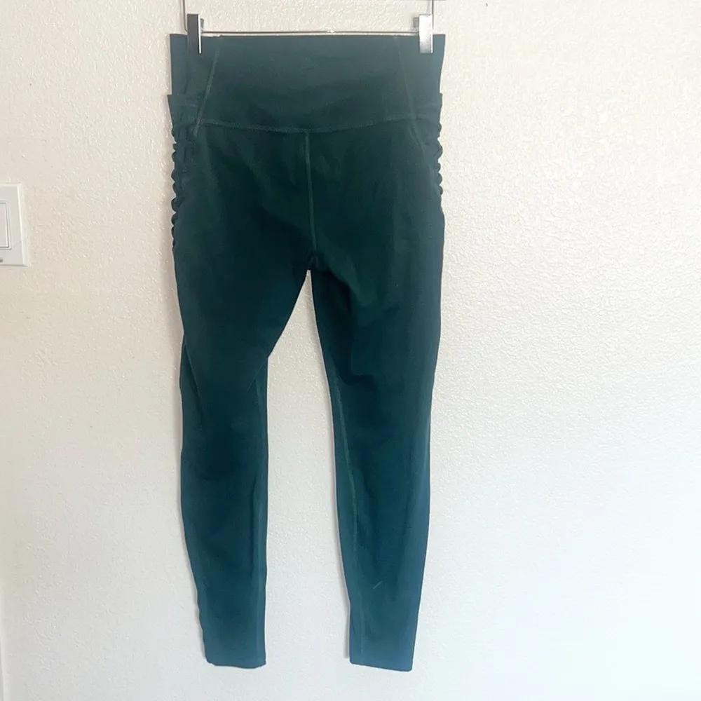 All In Motion For Target Green High Rise Criss Cross Side Pocket Leggings - Image 5