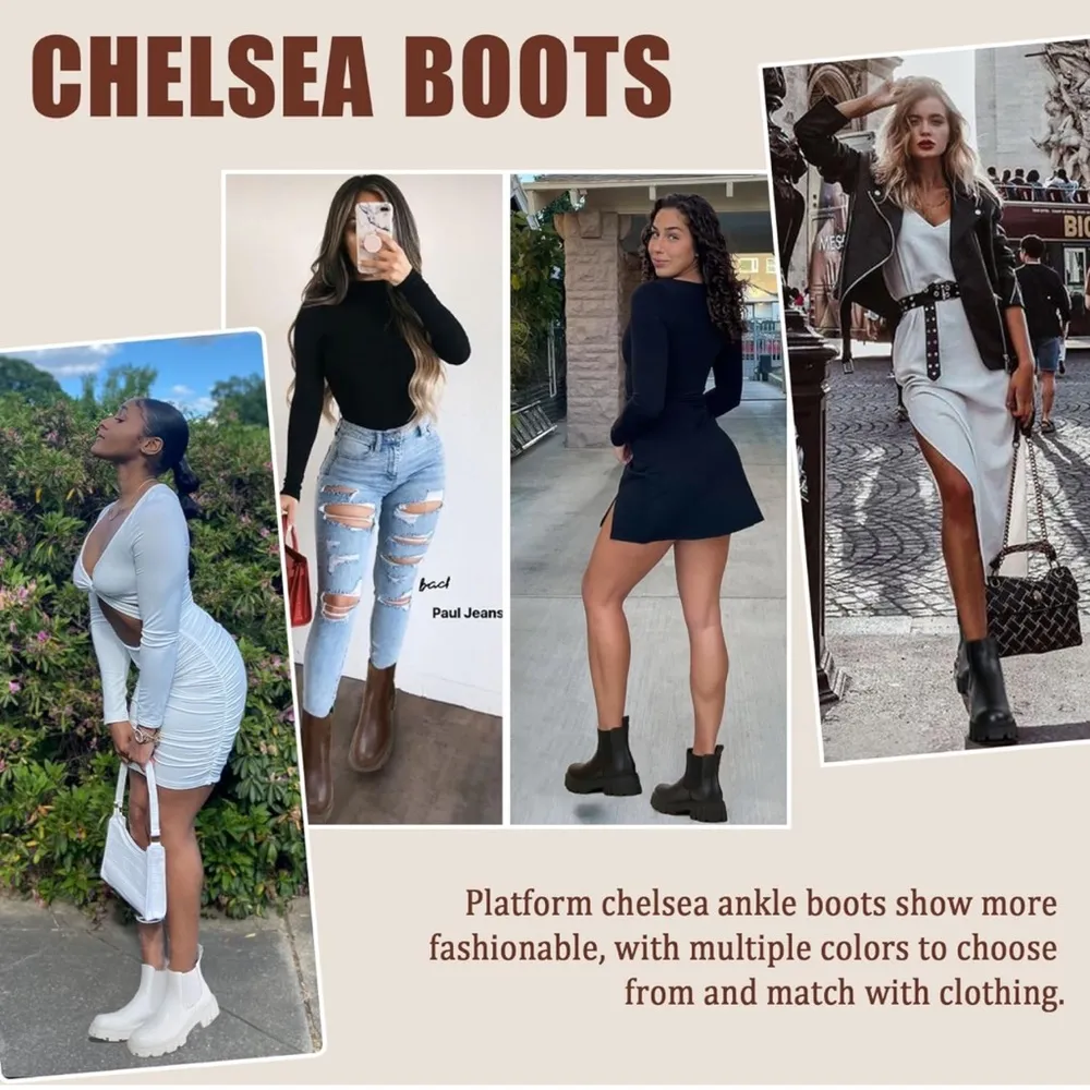 New Sz 9 Vepose 9607 Chelsea Ankle Boots Pull - Image 2