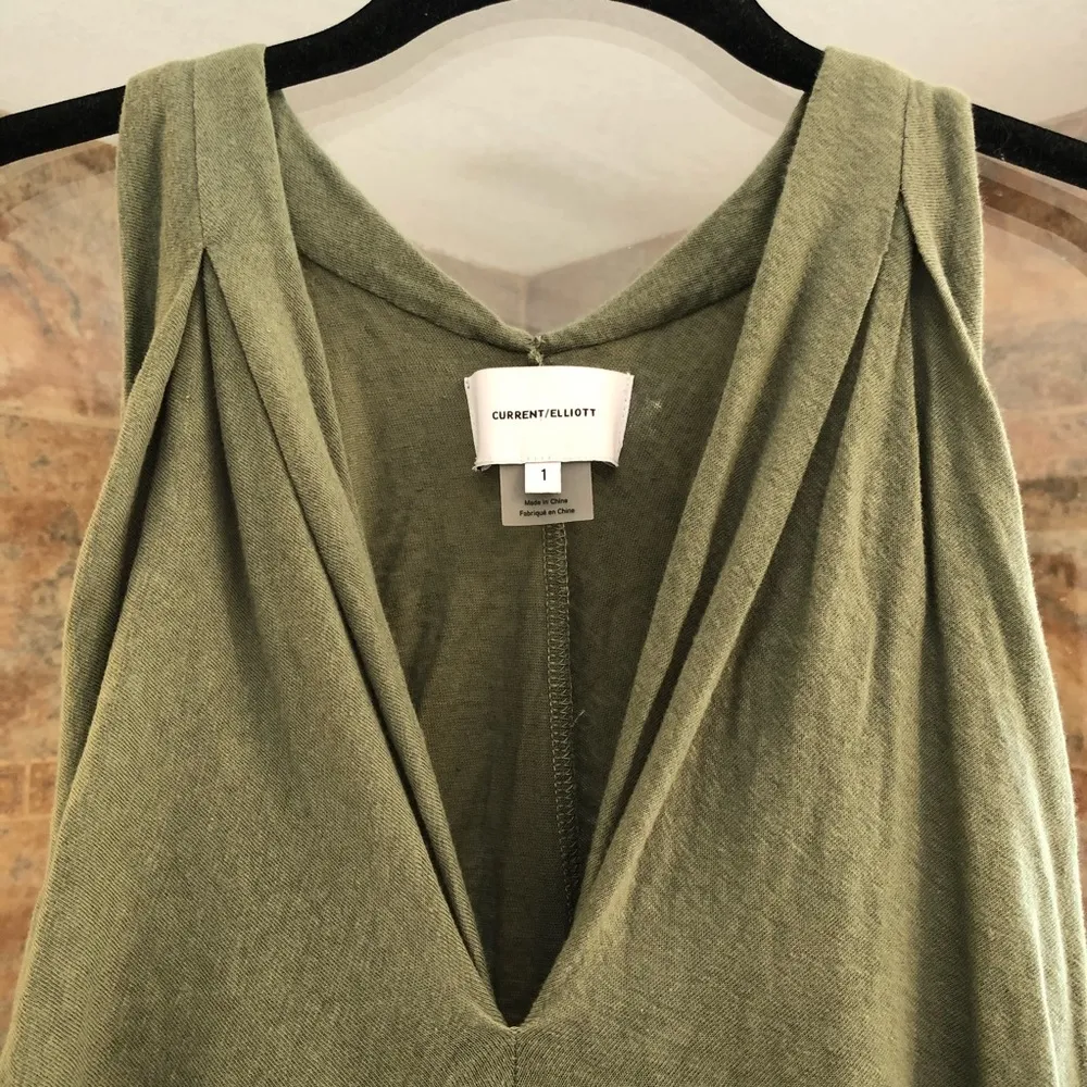 Current/Elliott Sleeveless Linen Dress - Image 3