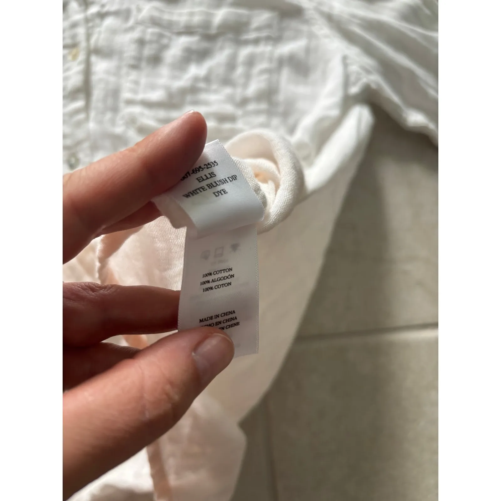 Rails Ellis Top Womens Medium White Pink Ombre Gauzy Beach Coastal Travel Resort - Image 4