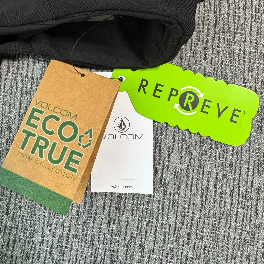 Volcom Women’s Simply Seamless High Neck Crop Bikini Top - Image 10