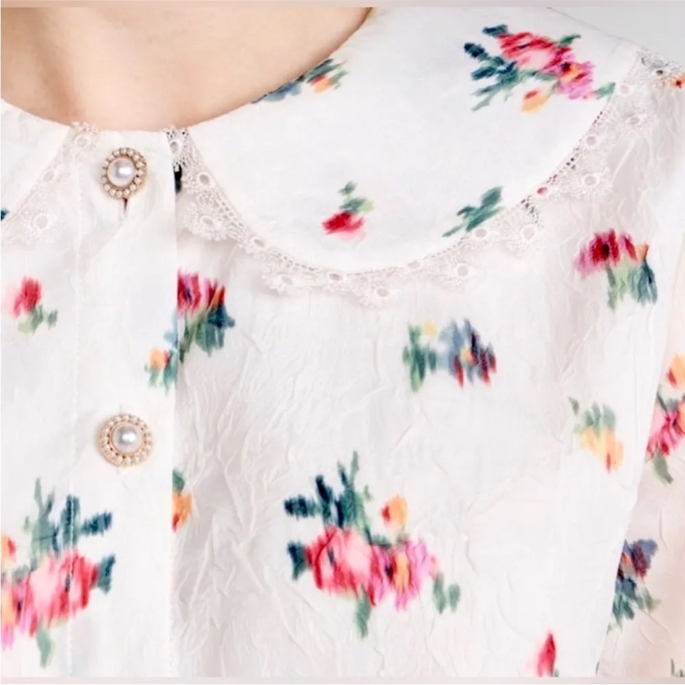 Hill House Home Floral Print Pant Set EUC - Image 3