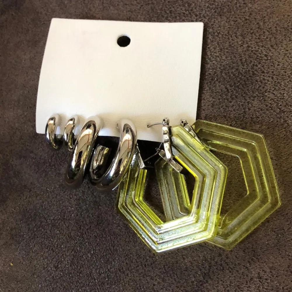 - Free People Stairway 3 Piece Earring Set - Image 4