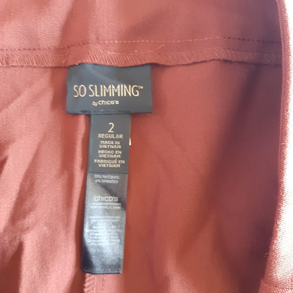 2 chicos so slimming pants, burn orange - Image 12