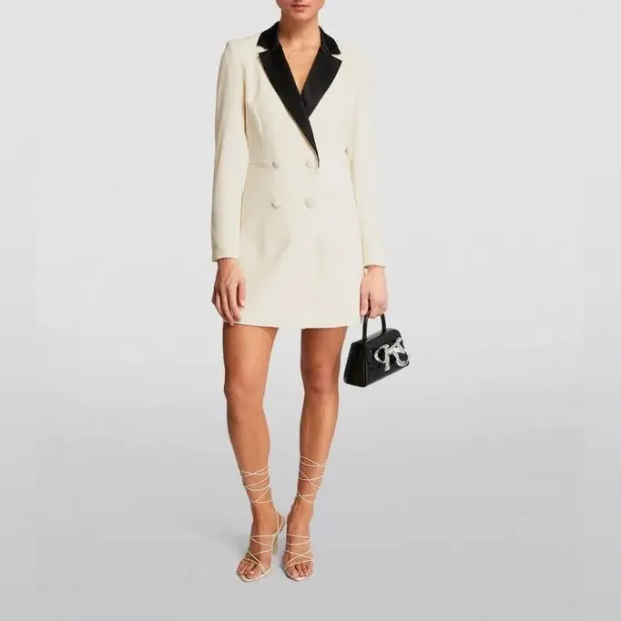 Alice + Olivia Kryie Tuxedo Dress, Size 4, $626 - Image 6