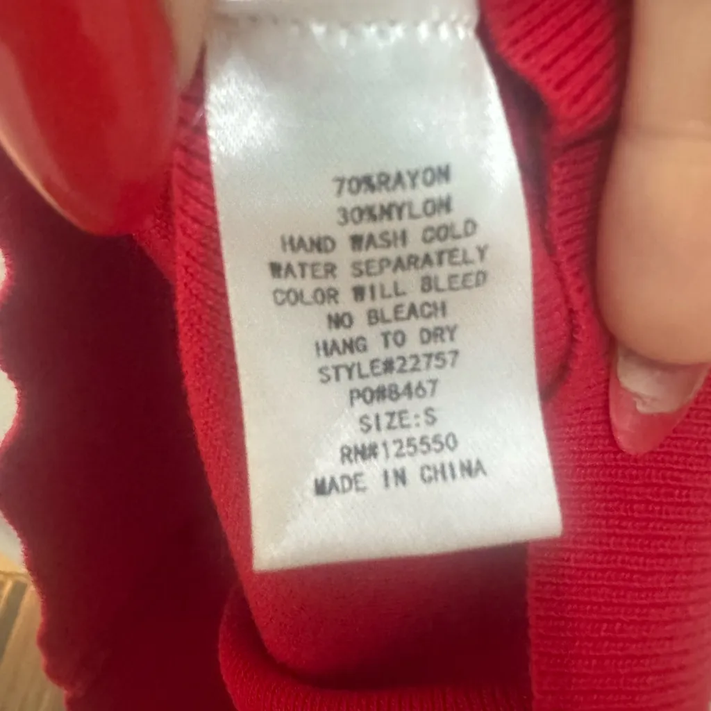 Hera Collection Fiery Red Mini Dress - Image 6