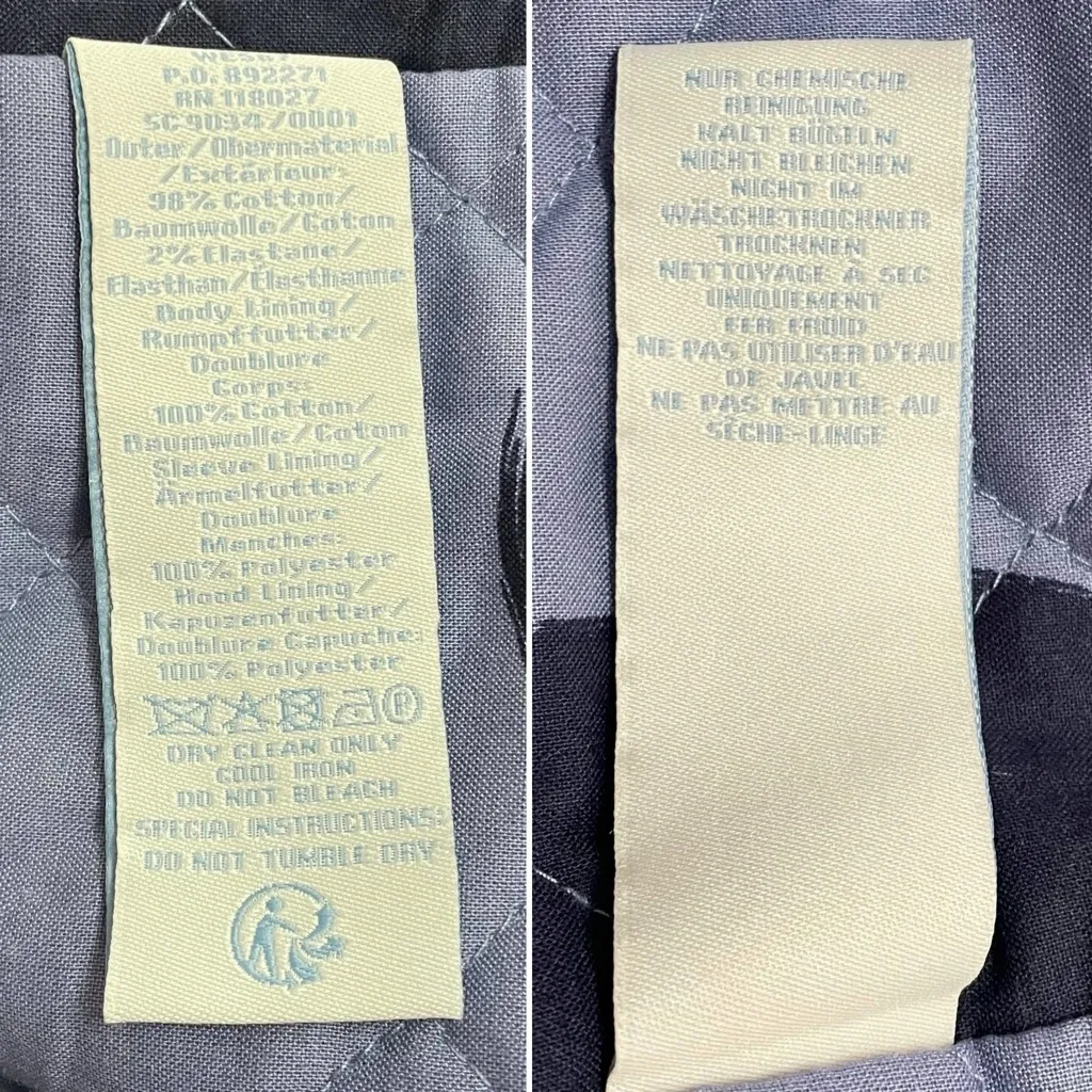 Boden Pink Moleskin Duffle Coat Hooded Quilted Lined Jacket Women’s Size 6 US - Image 15