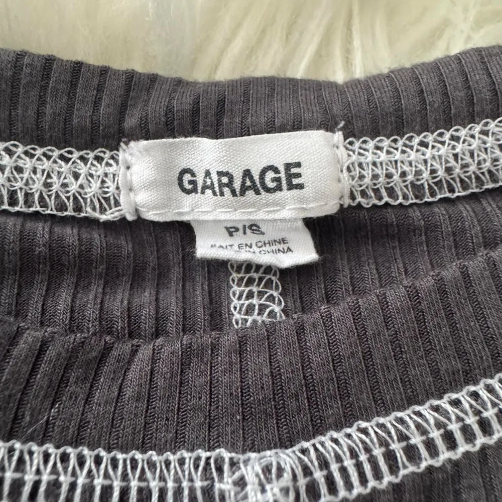 ✰gray contrast stitch short sleeve from garage✰ - Image 3