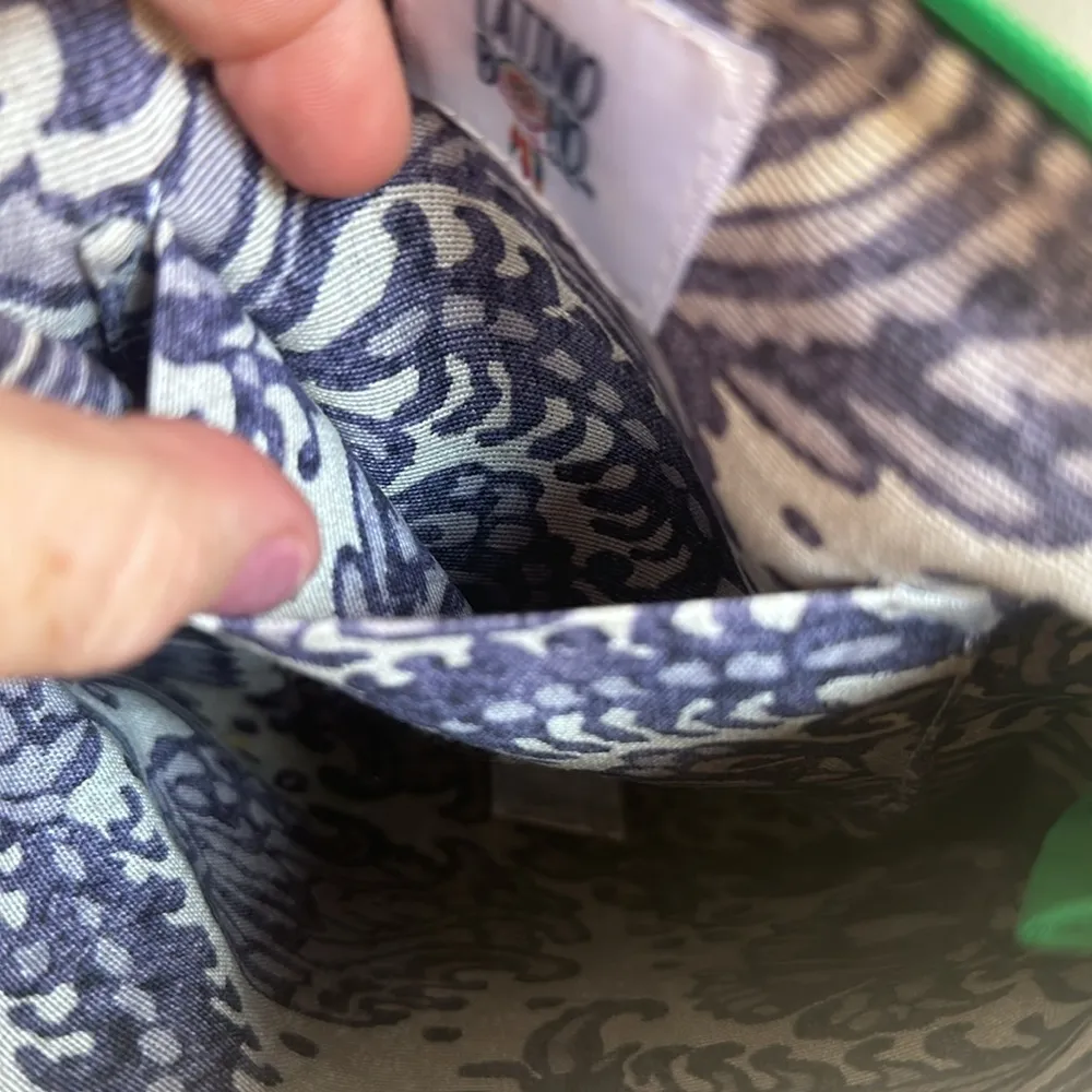 Mexico Hand Embroidered Floral Ribbon Fringe Bag Pink - Image 11