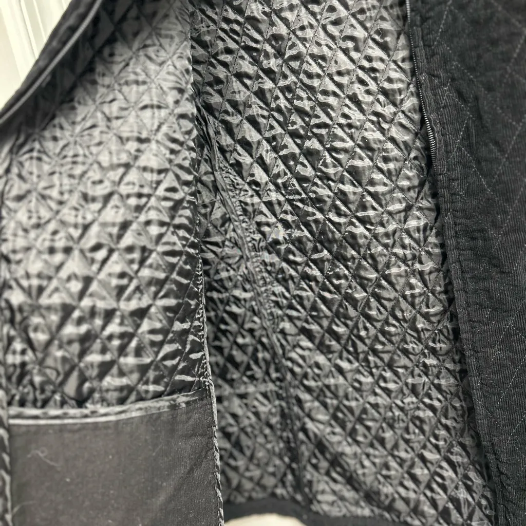 Basic Editions Black Quilted Vest Size XL - Image 3