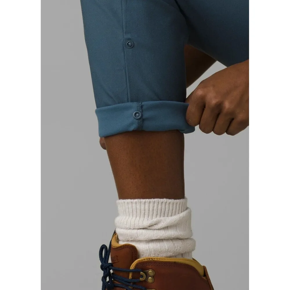 New NWT Womens Prana Pants Alana Deep Stellar Blue 14 Short Hike Convertible - Image 11