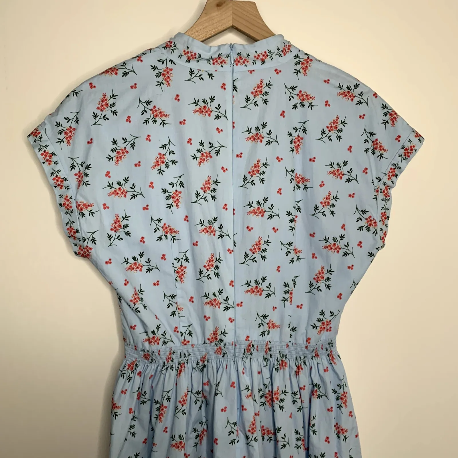 Gal Meets Glam Blue Cecily Floral Mini Dress Womens US 8 - Image 10