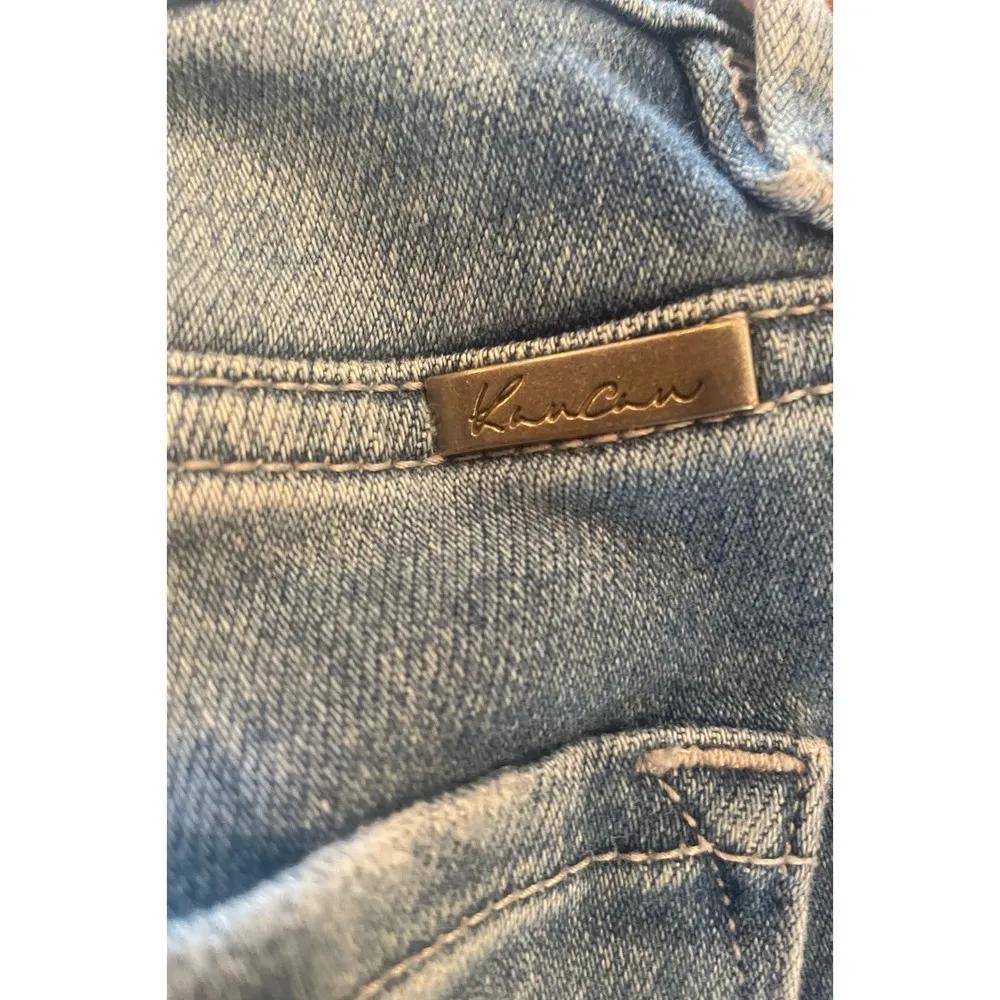 KanCan Distressed Skinny Jeans, Size 27. Manufactured distressing. B80, $37 - Image 7