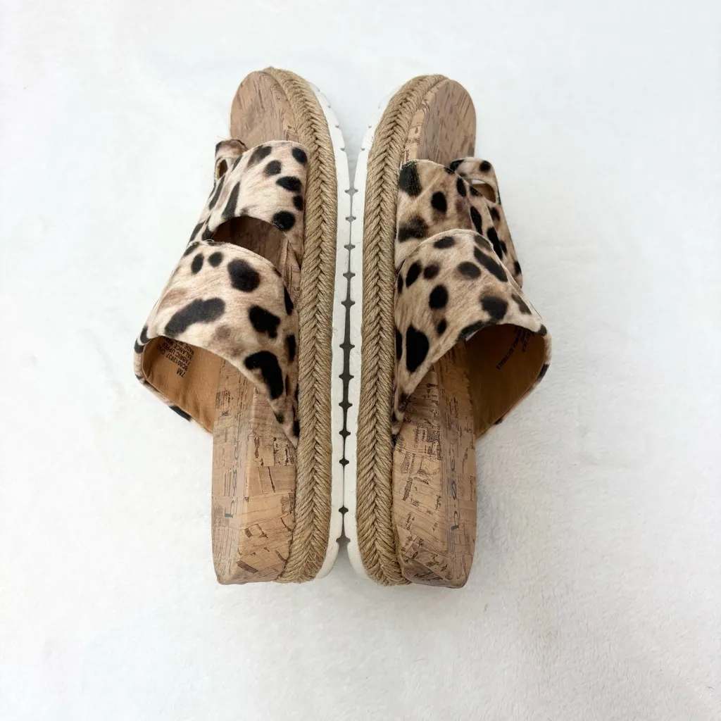 B.O.C. Leopard Print Espadrille Slip - Image 7