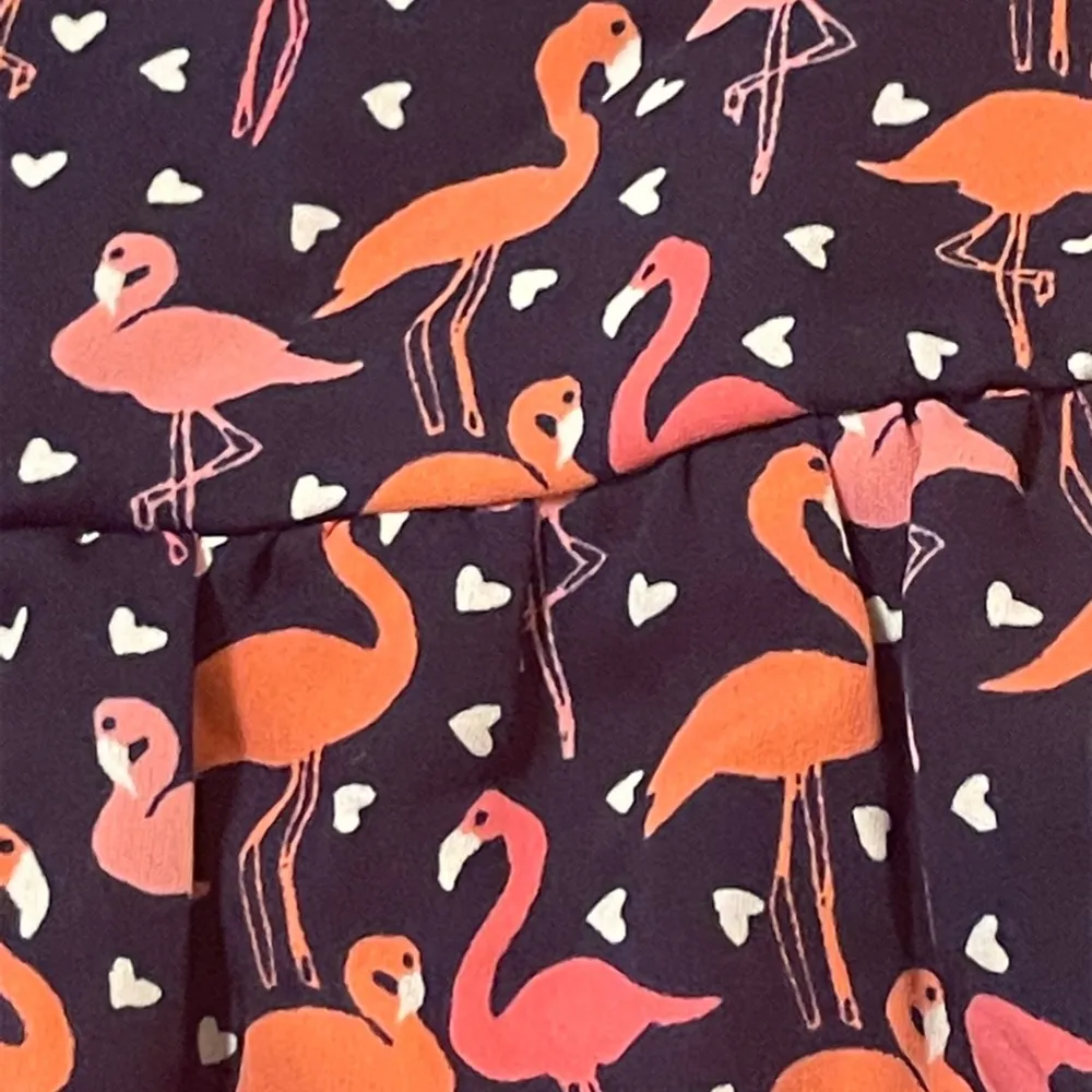Cynthia Rowley Drop Waist Flamingo Dress Size 4 - Image 3