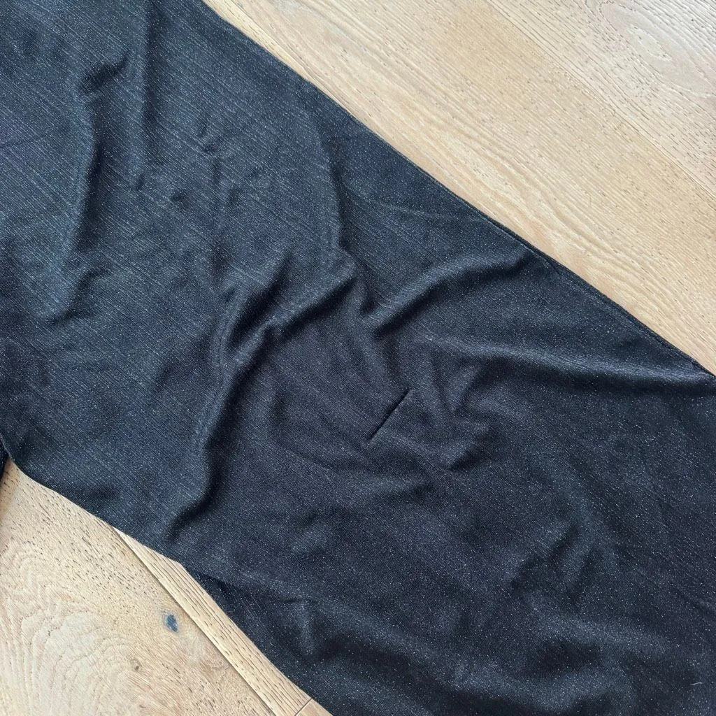 NWT Torrid Glitter Knit Lurex Wide Leg Party Jumpsuit Cocktail Size 2 18 - 20 - Image 9