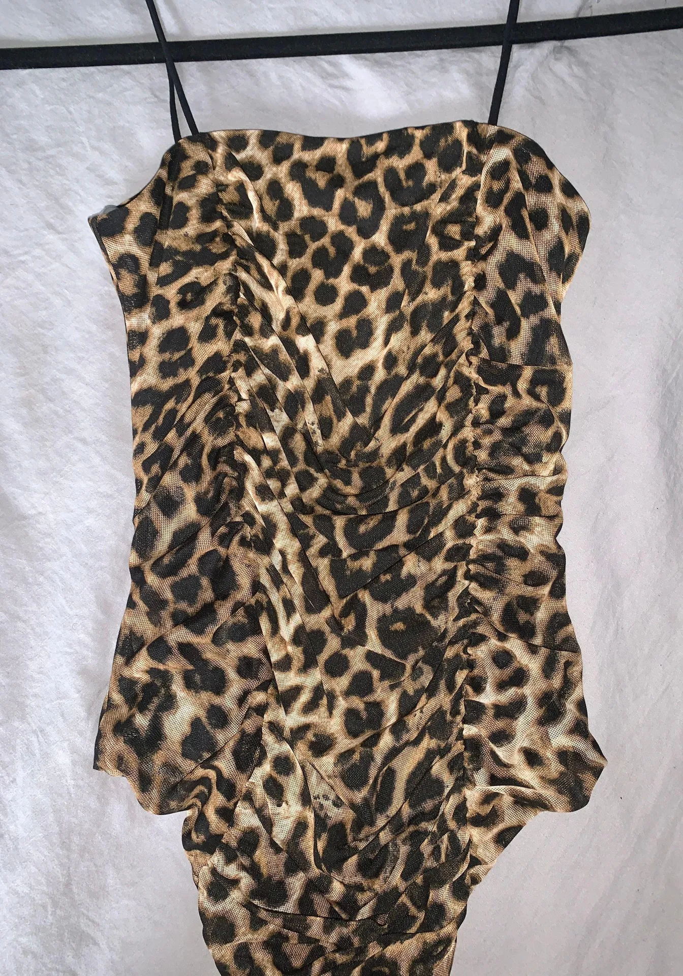 Rue 21 Cheetah Ruched Body Suit - Image 2