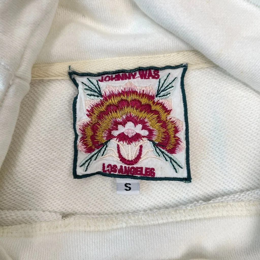 NWOT Johnny Was Sweater Dress Pullover Embroidered Floral High Neck Size S - Image 10