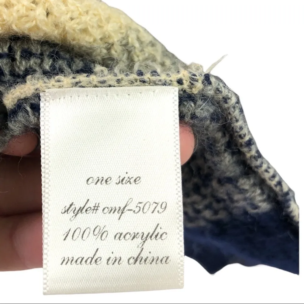 Francesca's - Buffalo Check Plaid Open-Front Shawl - Image 5