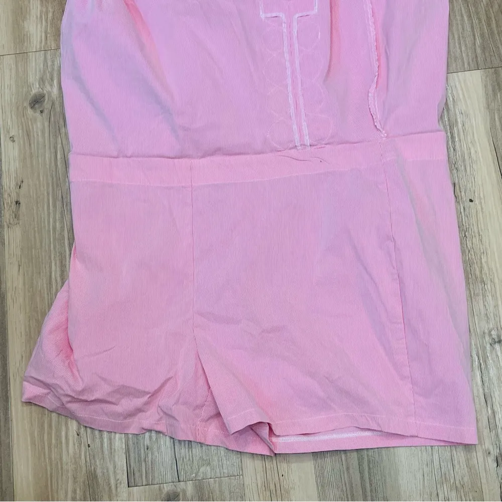 CROWN & IVY | Hello Spring Pink Rage / White Stripe Skort Sz 22W - Image 4