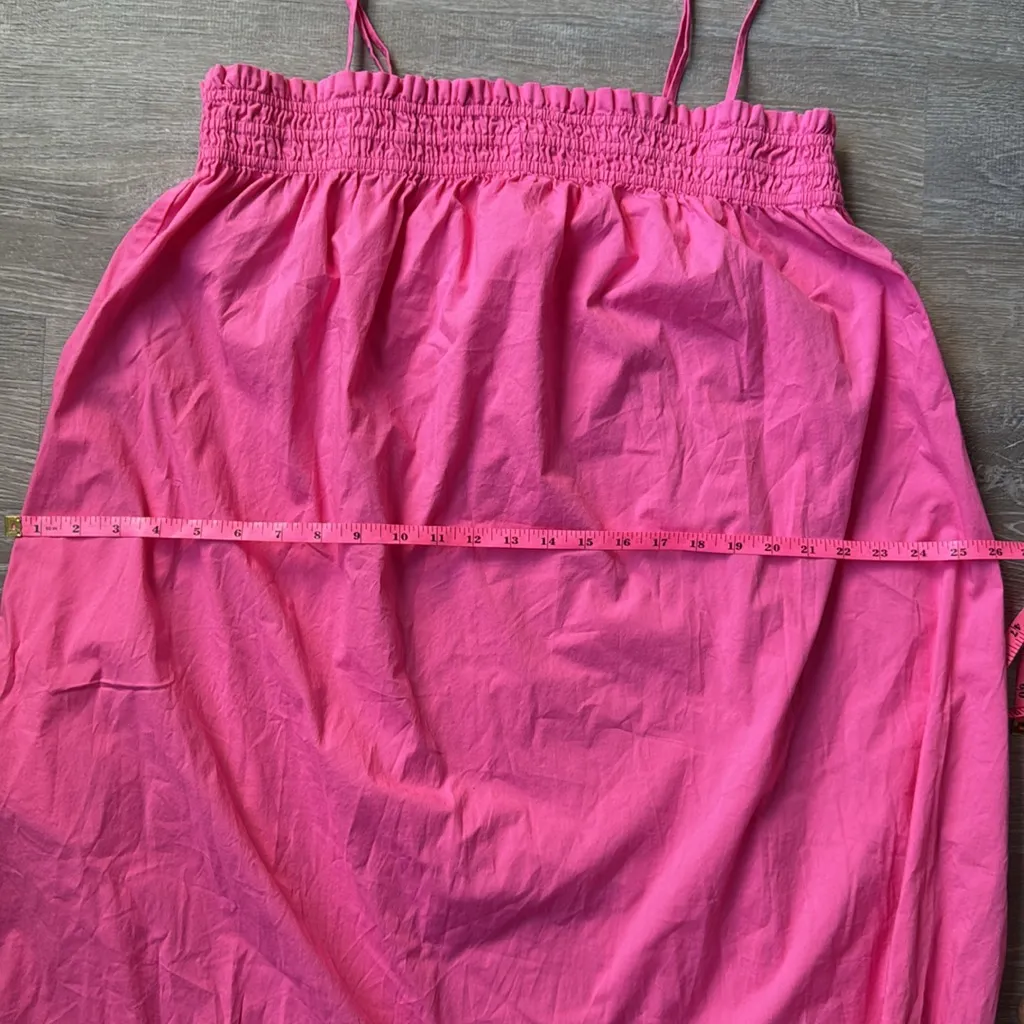 Pistola Farrah Pink Stretch Cotton Midi dress XL - Image 12