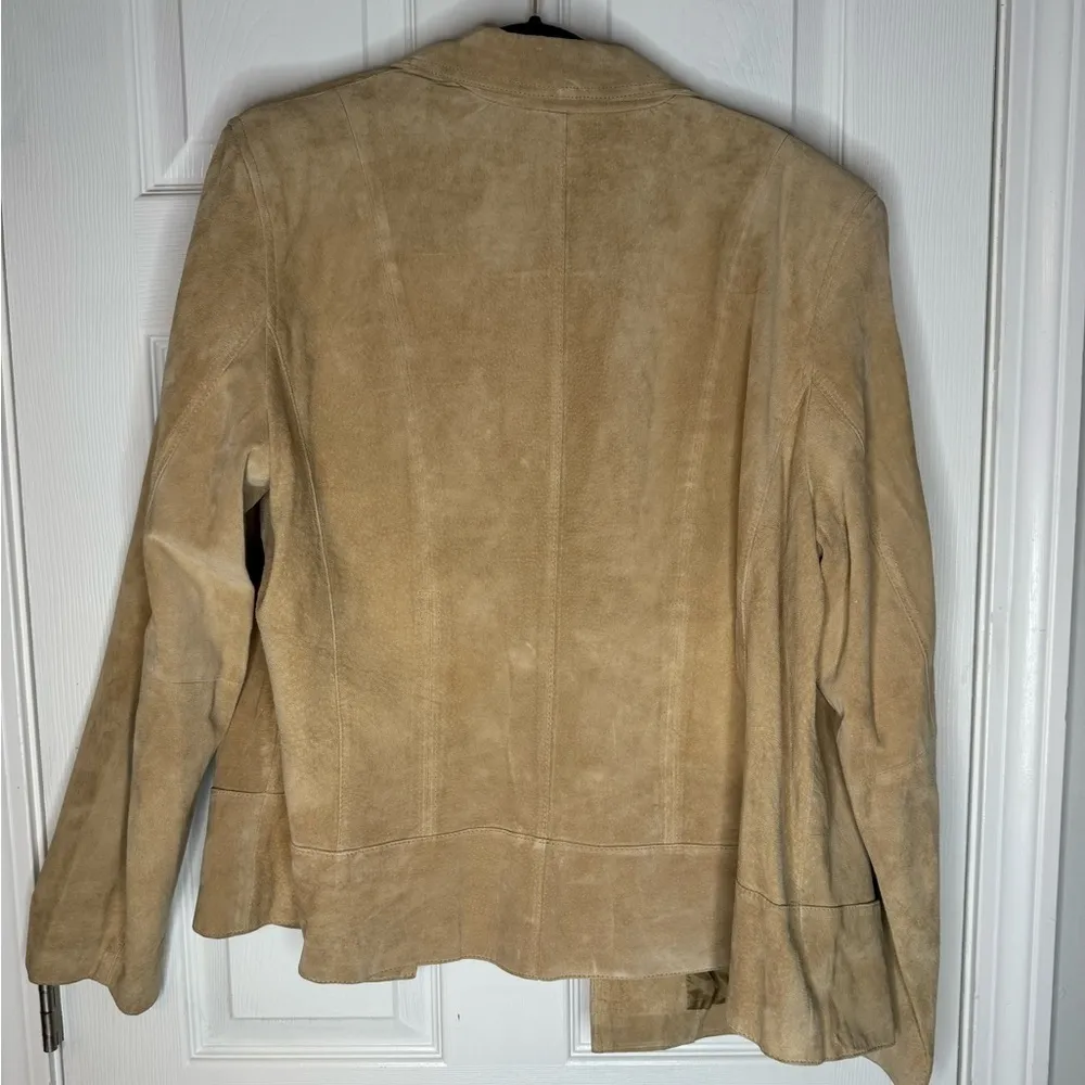IE WOMAN Tan 100% Leather Woman’s 2x Jacket - Image 3
